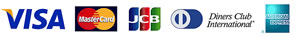 VISA/MasterCard/DinersClub/American Express